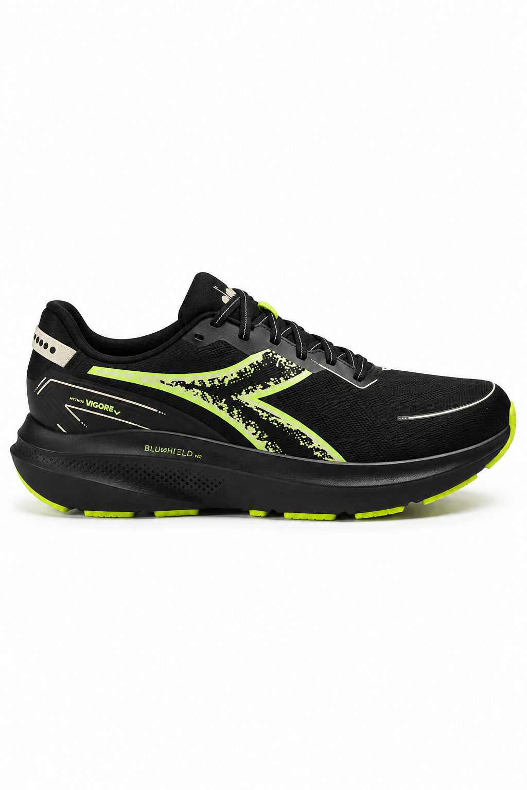 Diadora Mythos Vigore V - Black/Evening Primrose