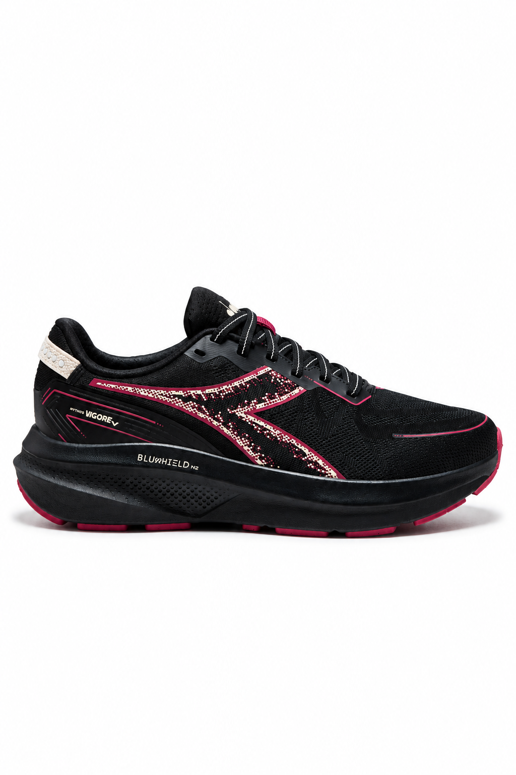 Diadora Mythos Vigore V W Black / Earth Red