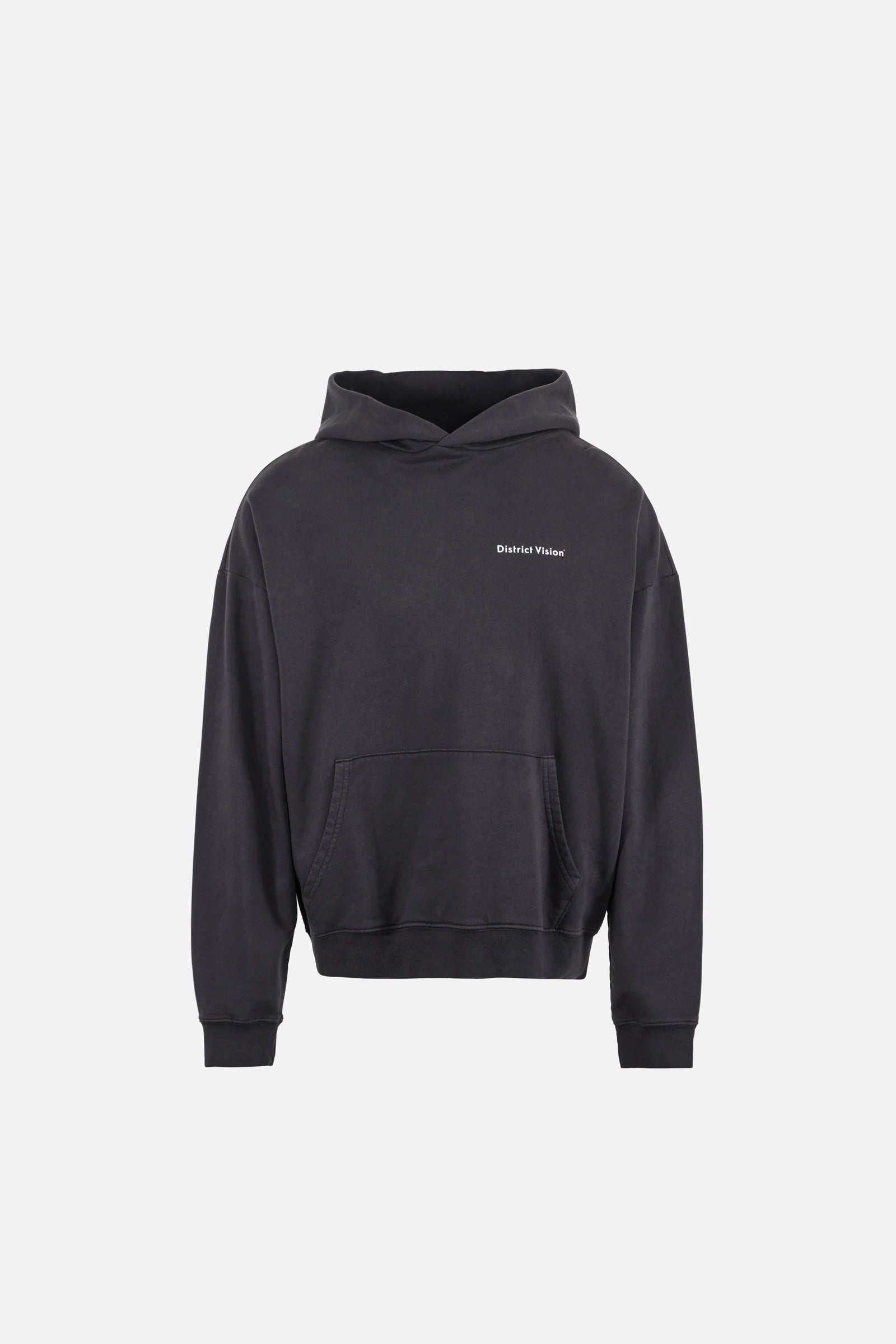 District Vision California Cotton Hoodie, Arrow Eye Vintage Black
