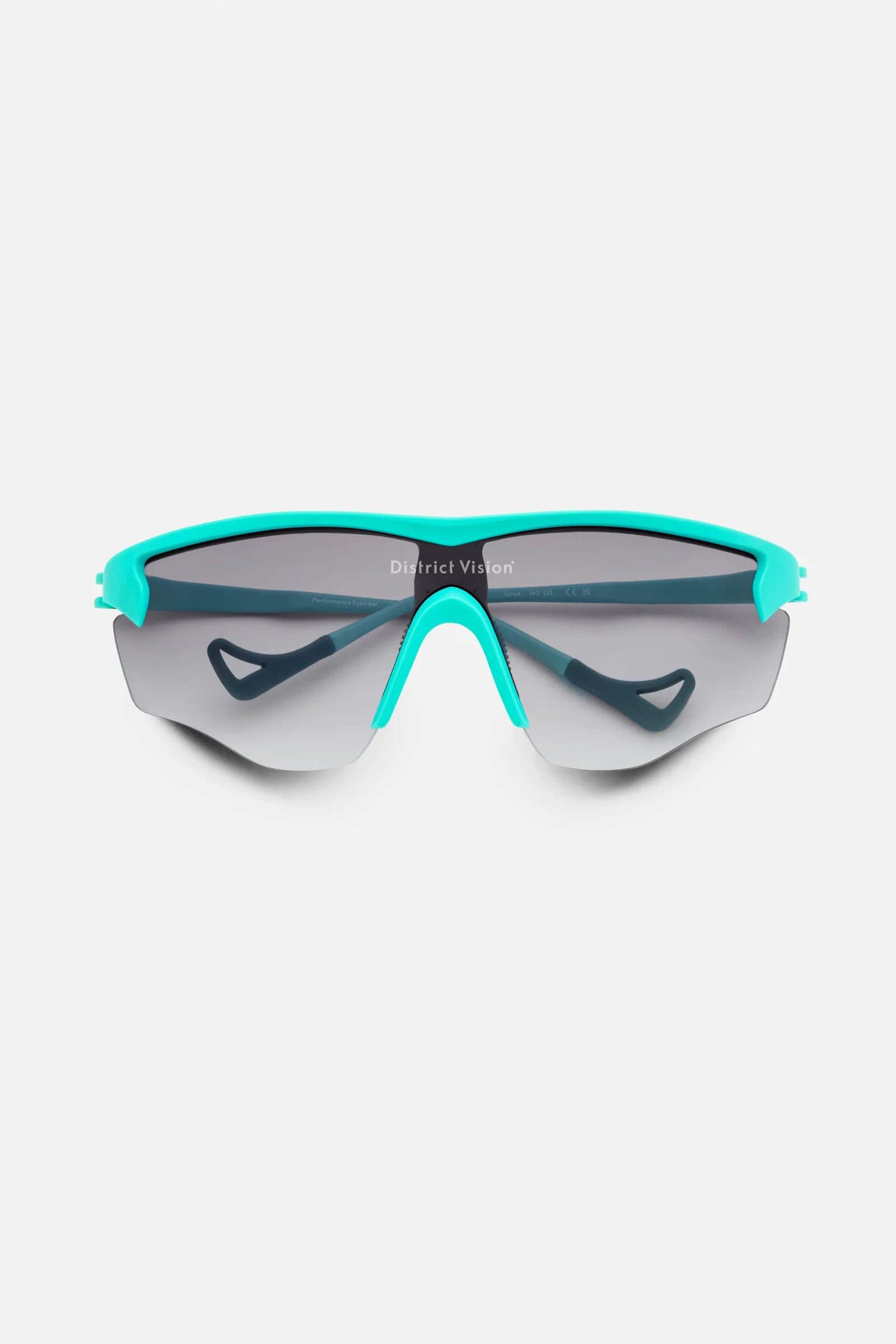 District Vision Junya Racer Turquoise, D+ Gray Gradient