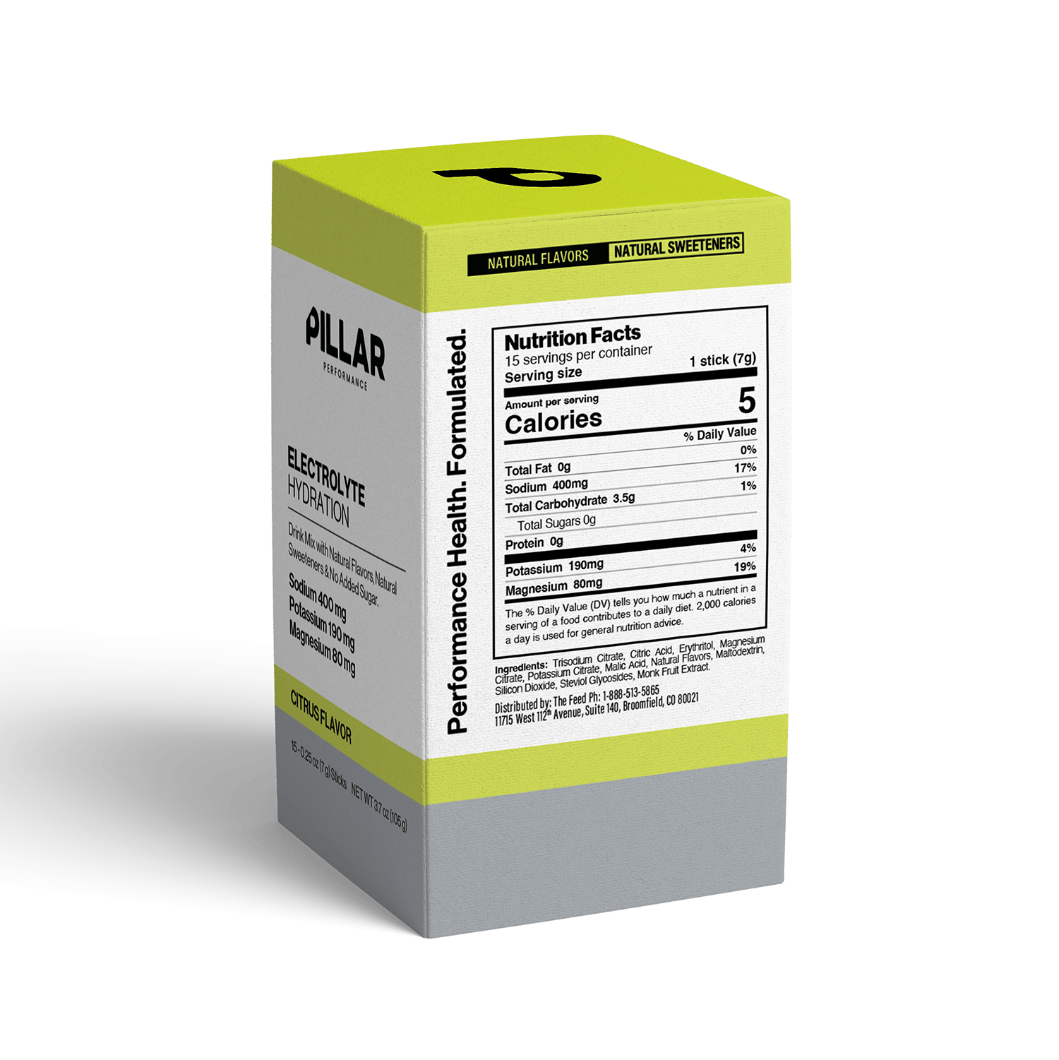 PILLAR Electrolyte Hydration Citrus