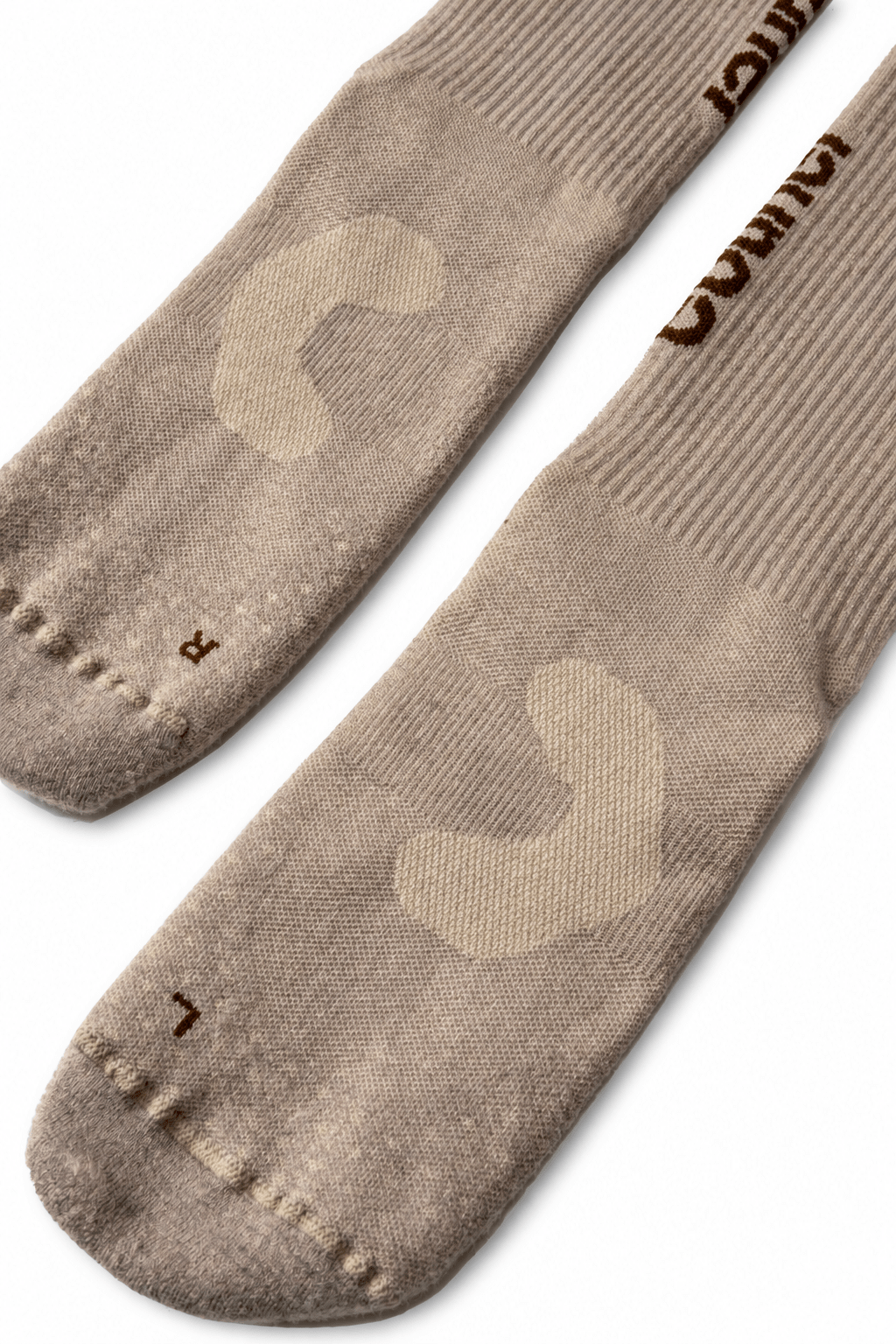 Courier AroFi Crew Sock - Oatmeal - The Aid Station Running Supply