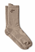 Courier AroFi Crew Sock - Oatmeal - The Aid Station Running Supply