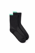 Courier Hifi Crew Sock - Black - The Aid Station Running Supply