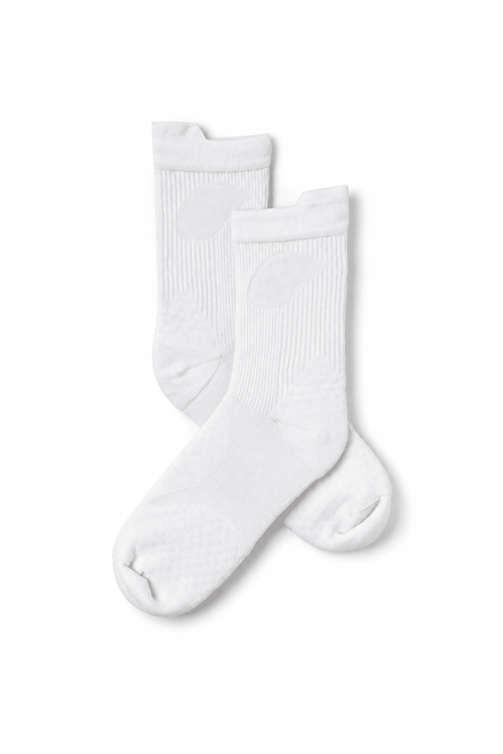 Courier Hifi Crew Sock - White - The Aid Station Running Supply