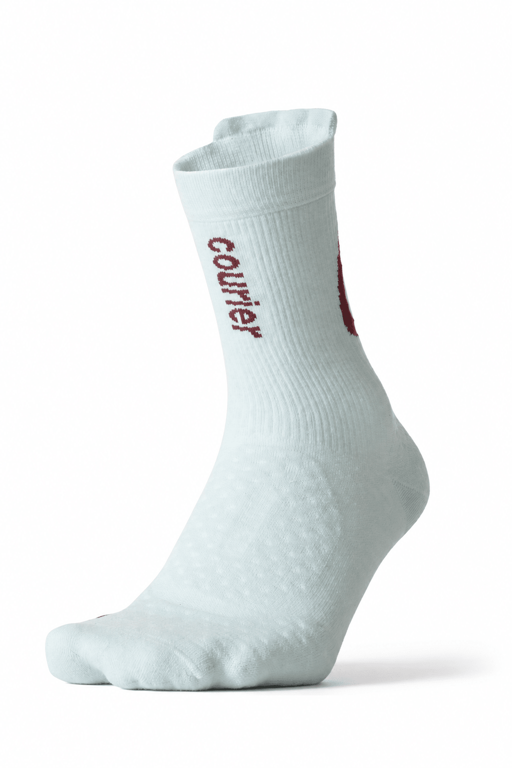 Courier LoFi Crew Sock - Powder Blue + Plum - The Aid Station Running Supply