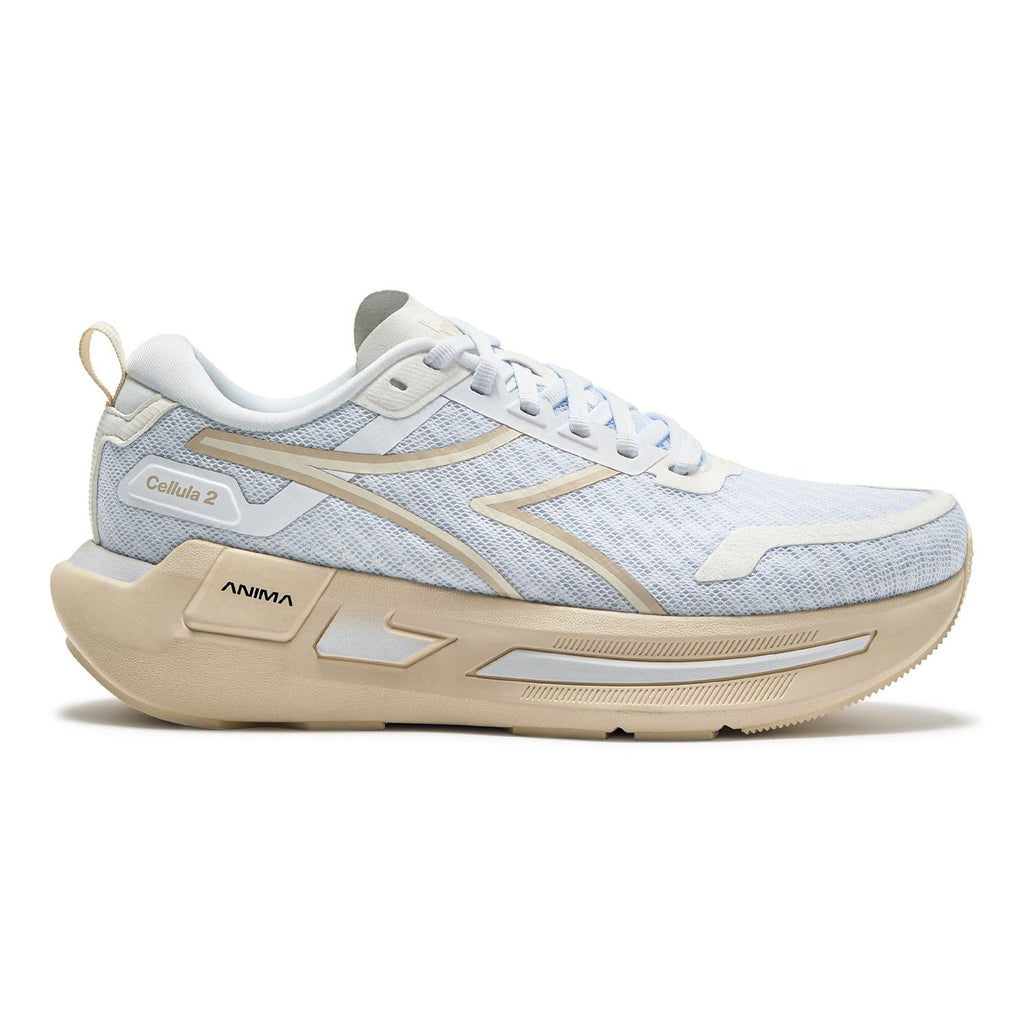 Diadora Cellula 2 White/Whisper White - the aid station running supply