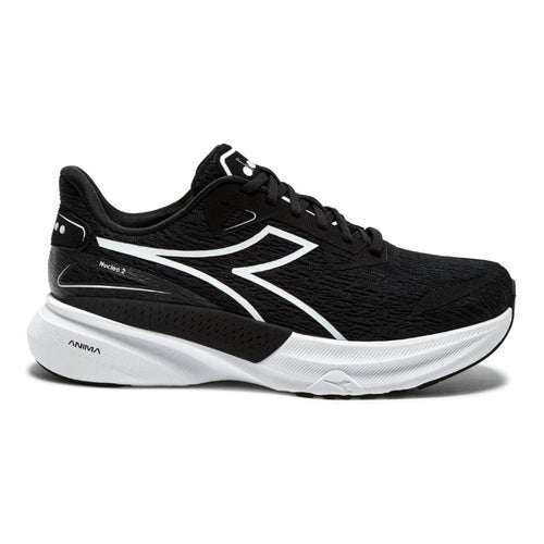 Diadora Nucleo 2 Black White Running Shoe - The aid station running supply