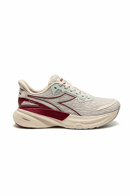 Diadora Nucleo 2 W ALMOND MILK /EARTH RED - The Aid Station Running Supply