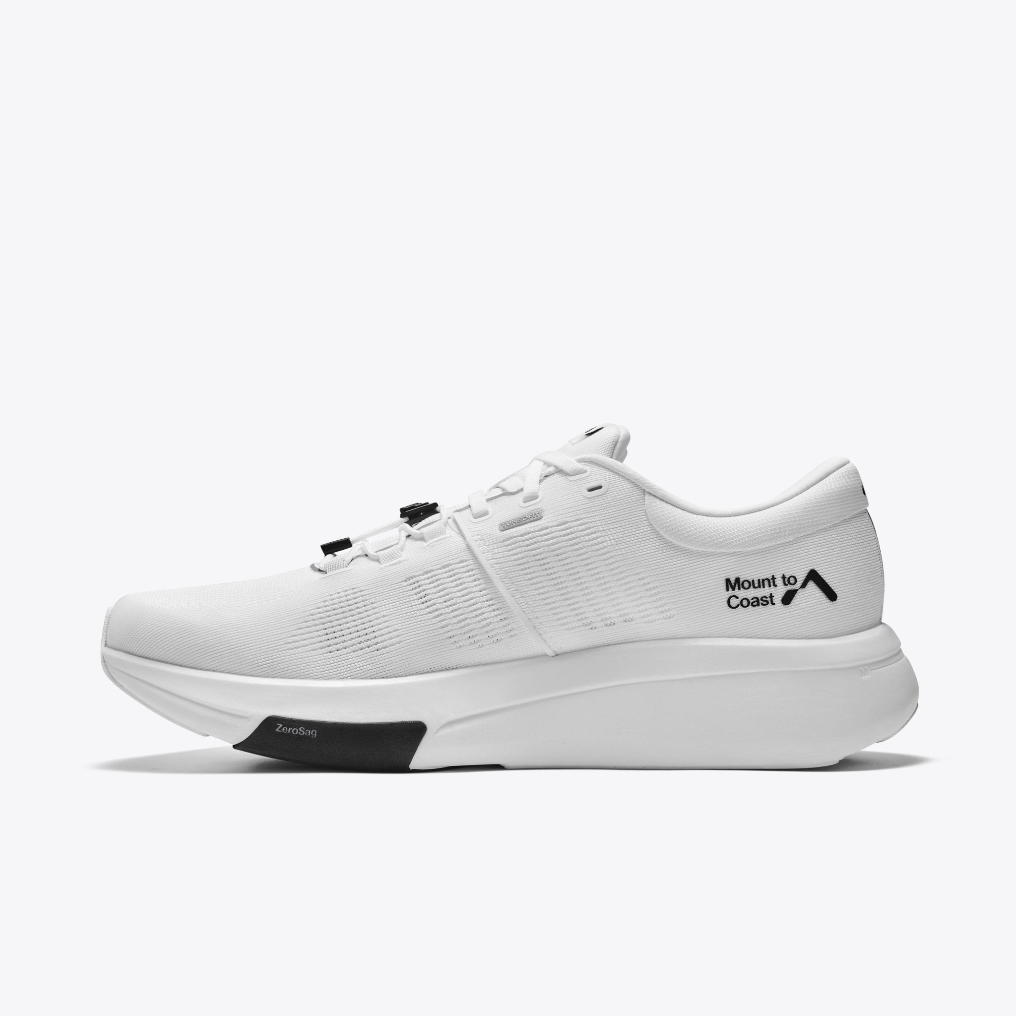Mount to Coast R1 - Men's White - The aid station running supply