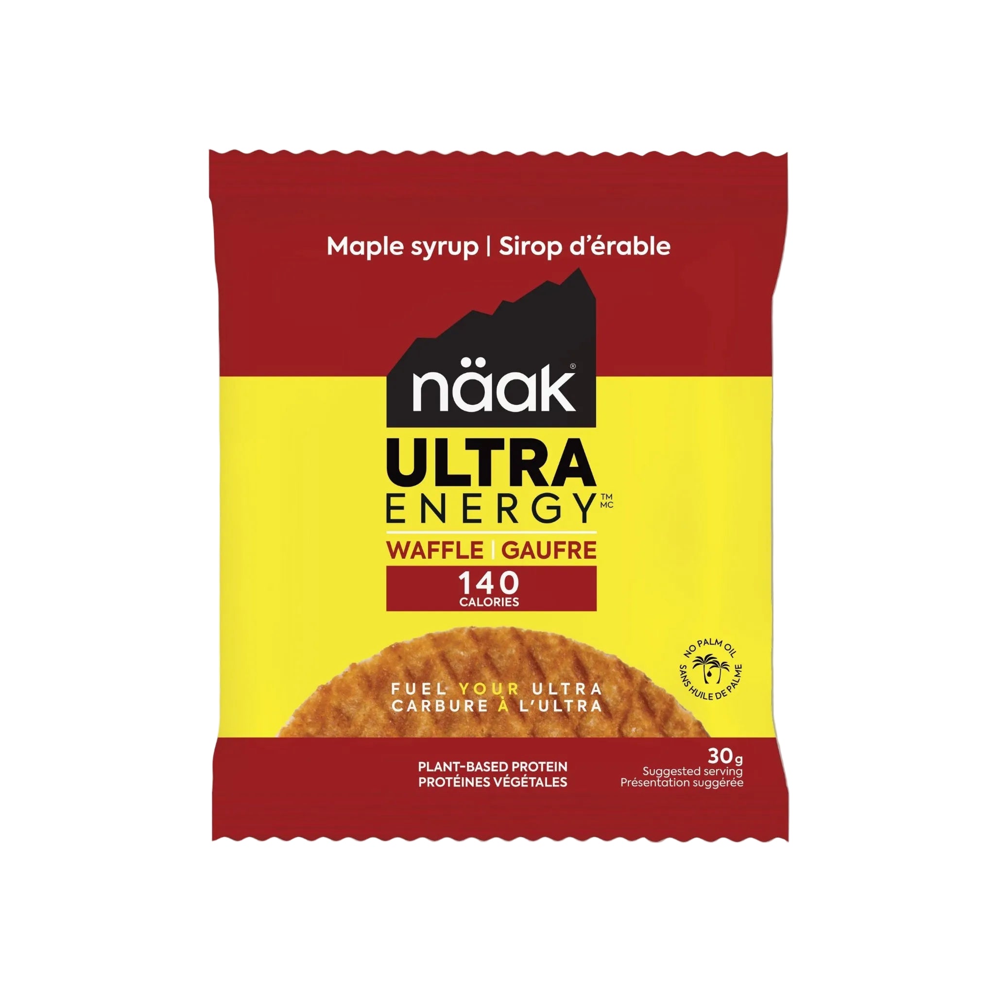 Näak - Energy Waffle - Maple Syrup - the aid station running supply