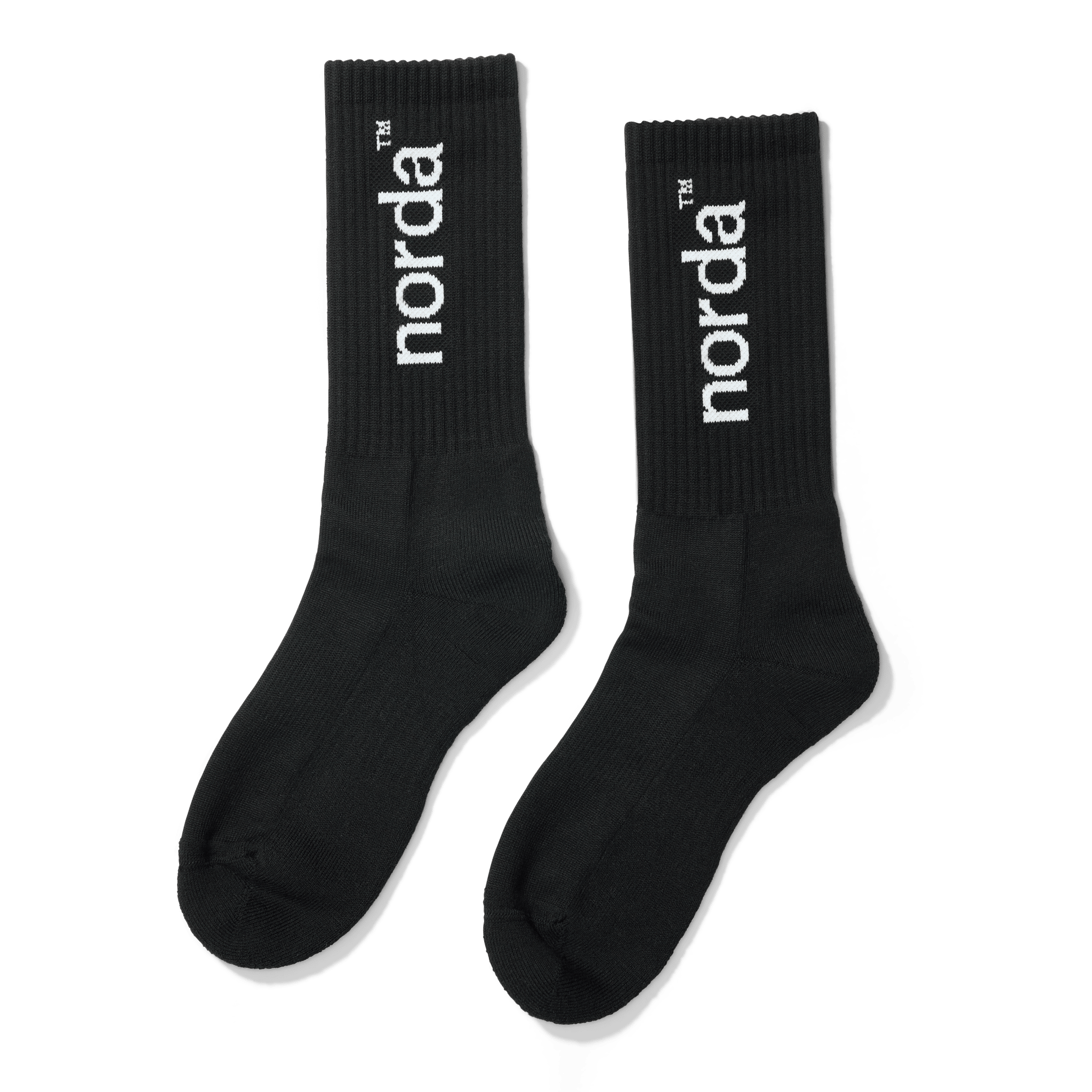norda Retro Sock Black - The aid station running supply
