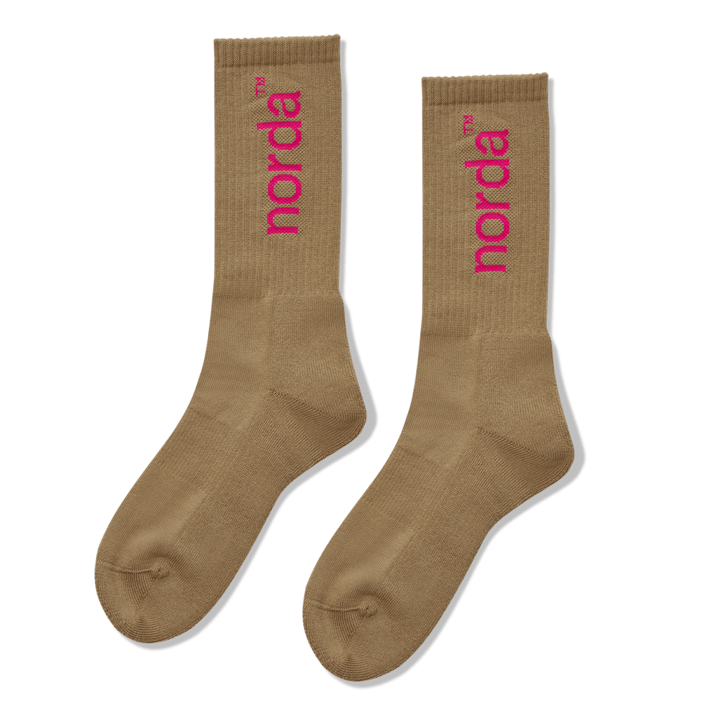 norda Retro Sock Brown - the aid station running supply