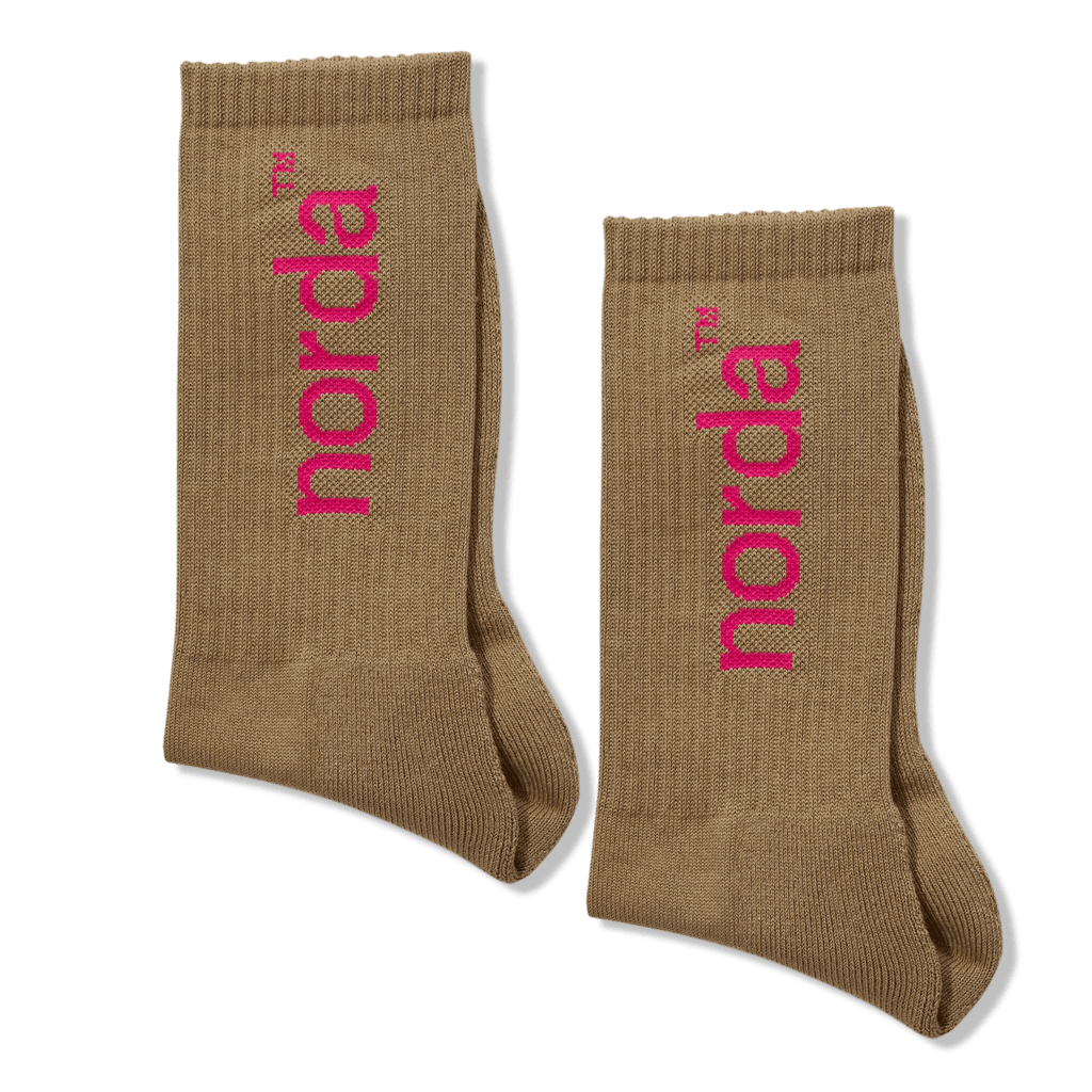 norda Retro Sock Brown - the aid station running supply