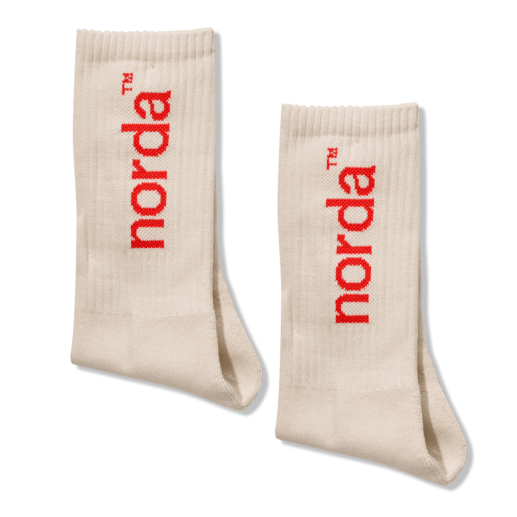 norda Retro Sock Cream - The aid station running supply
