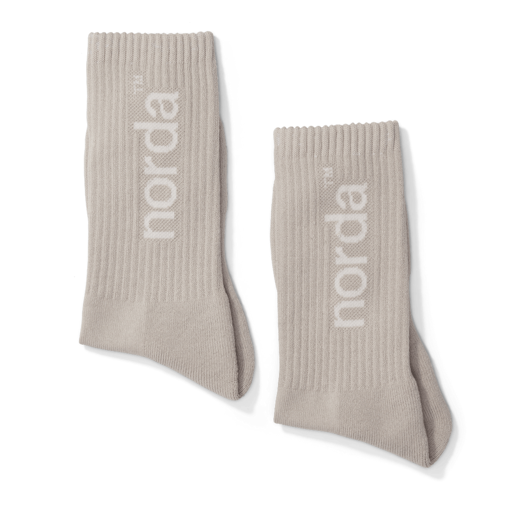 norda Retro Sock Grey - The Aid Station Running Supply