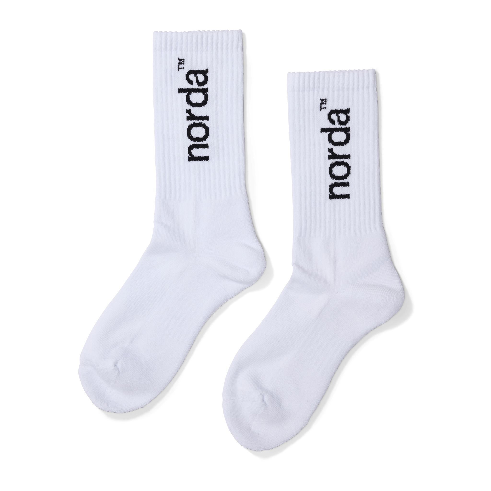 norda Retro Sock White - The aid station running supply