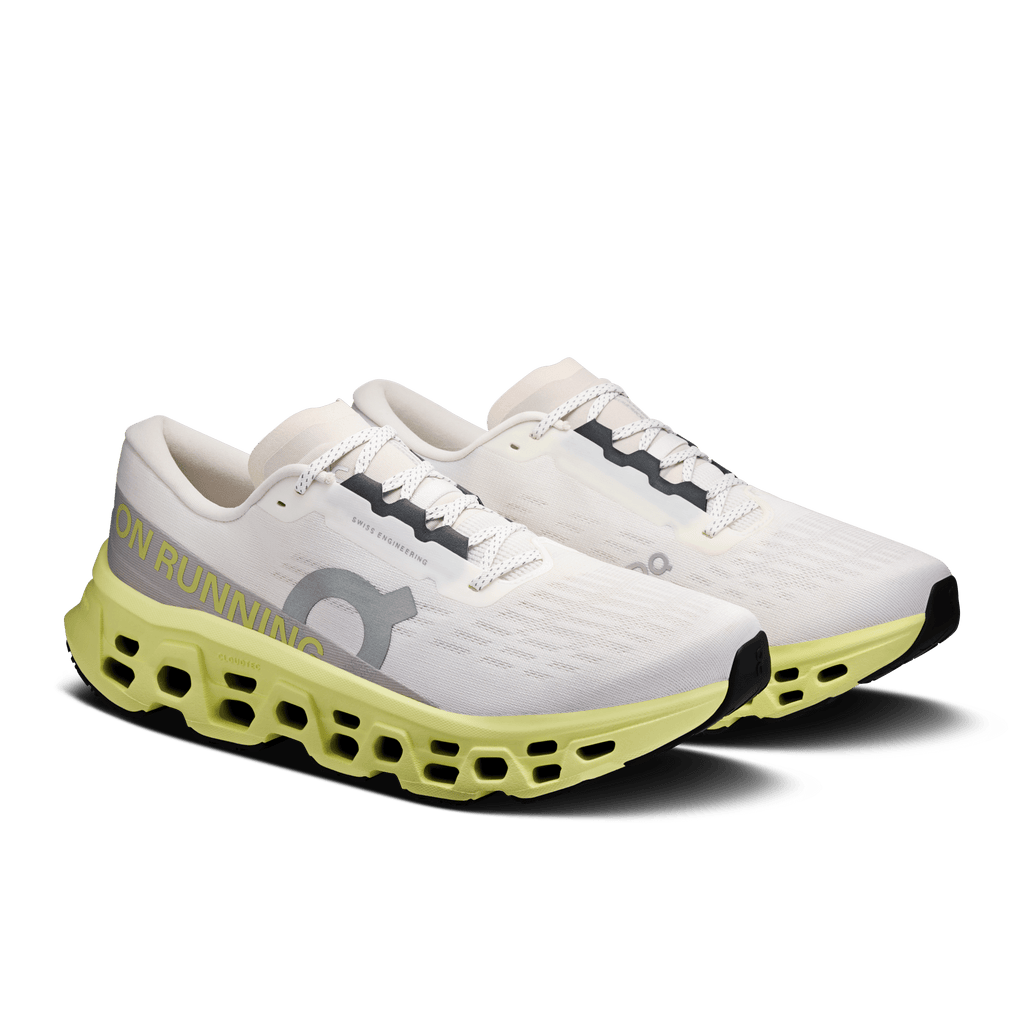On Cloudmonster 3 Mens - Ivory | Limelight - the aid station running supply