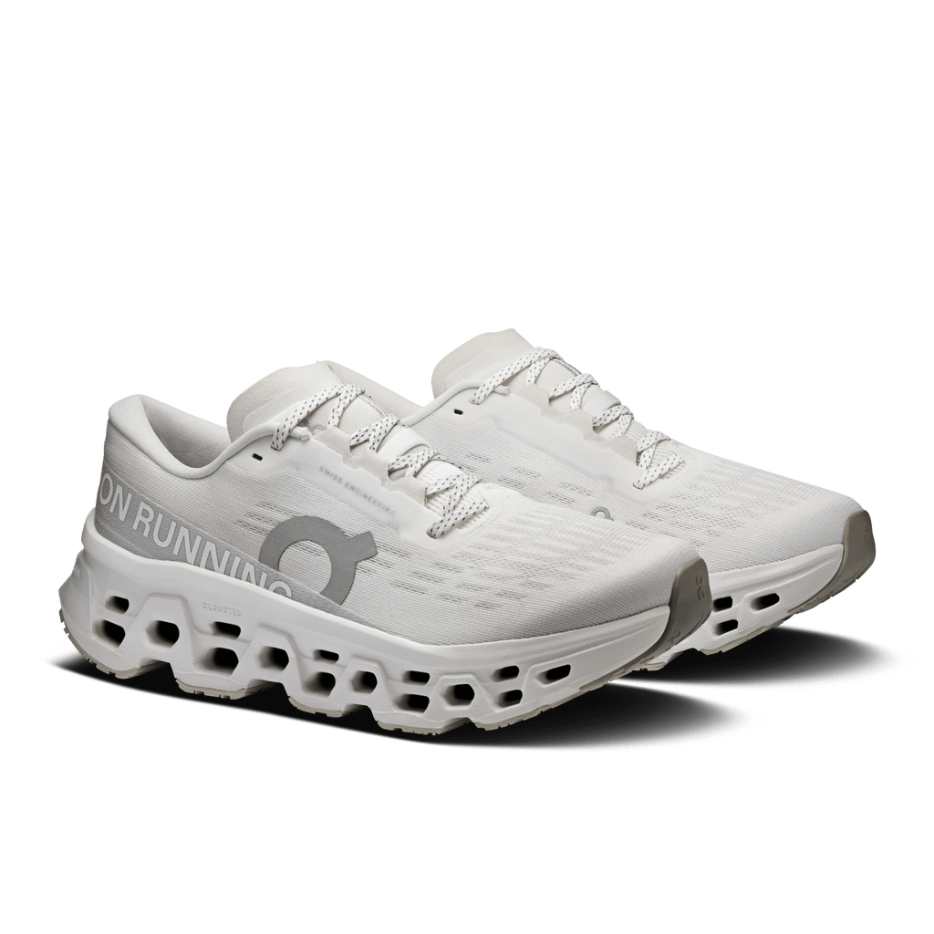 On Cloudmonster 3 Womens - White | Wolf - The aid station running supply