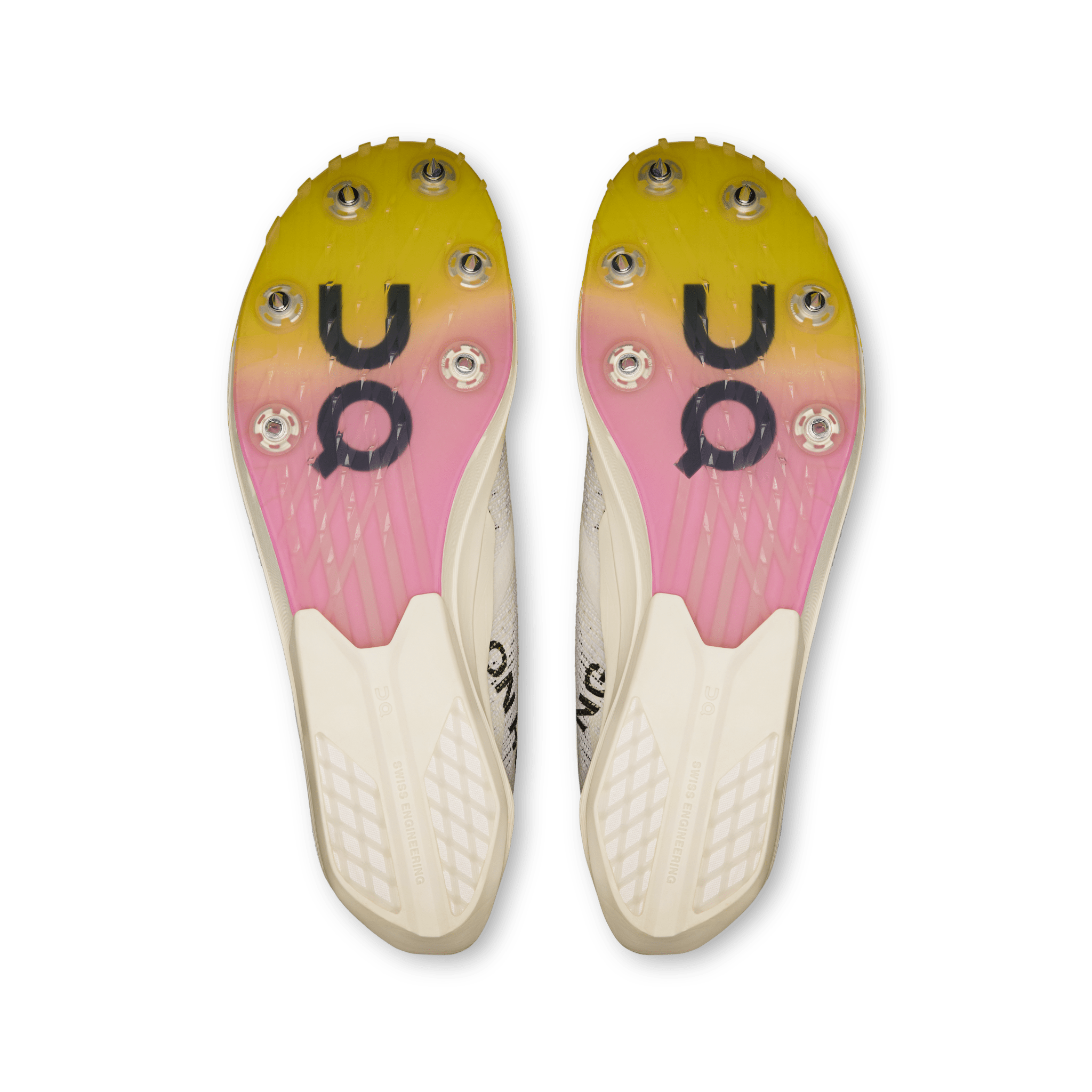 On Cloudspike Citius 2 - White | Raspberry - the aid station running supply