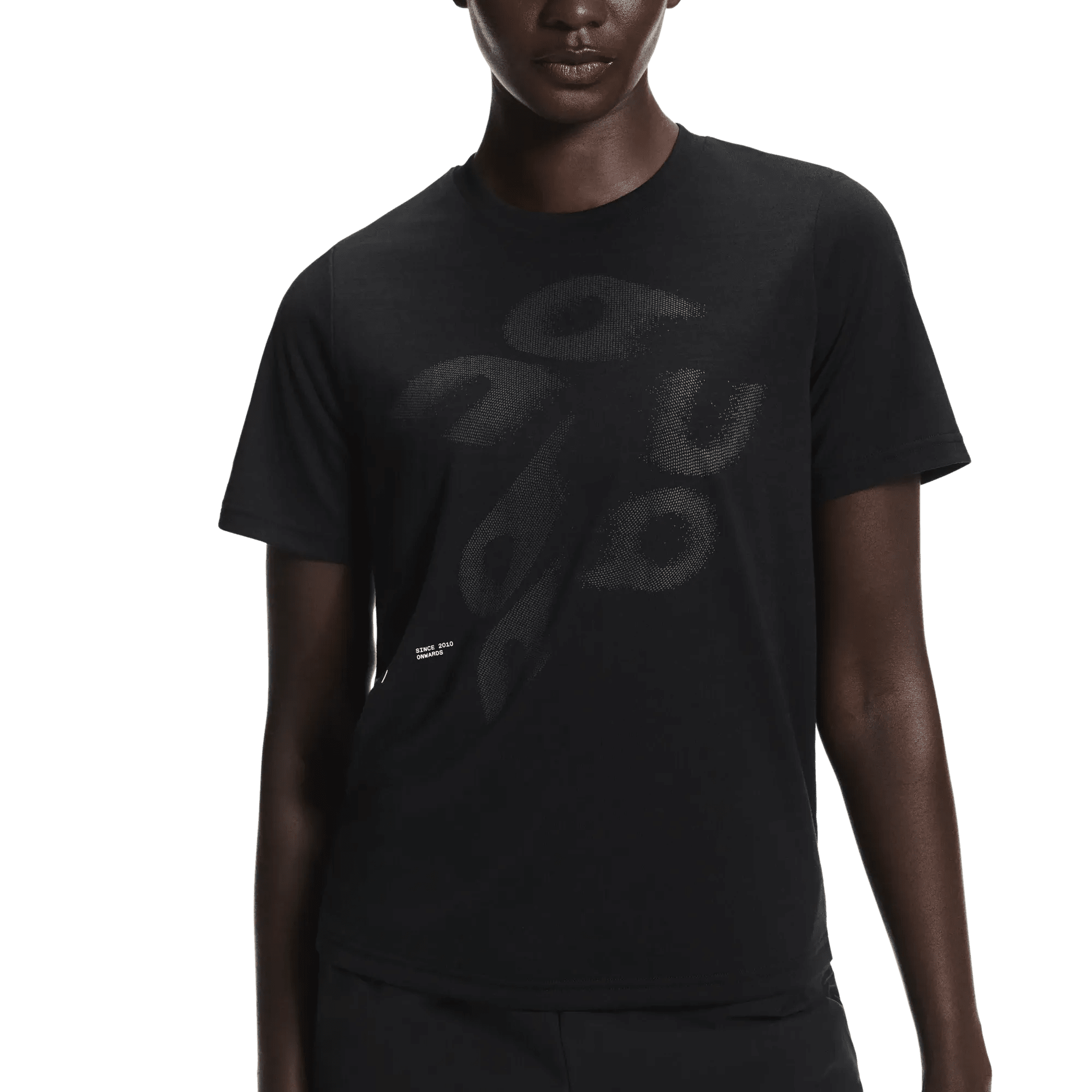 On Men's Run - T Black - the aid station running supply