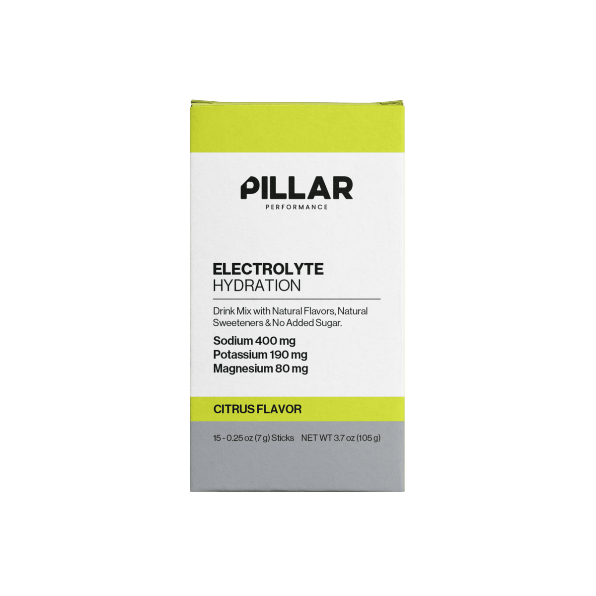 PILLAR Electrolyte Hydration Citrus - The Aid Station Running Supply