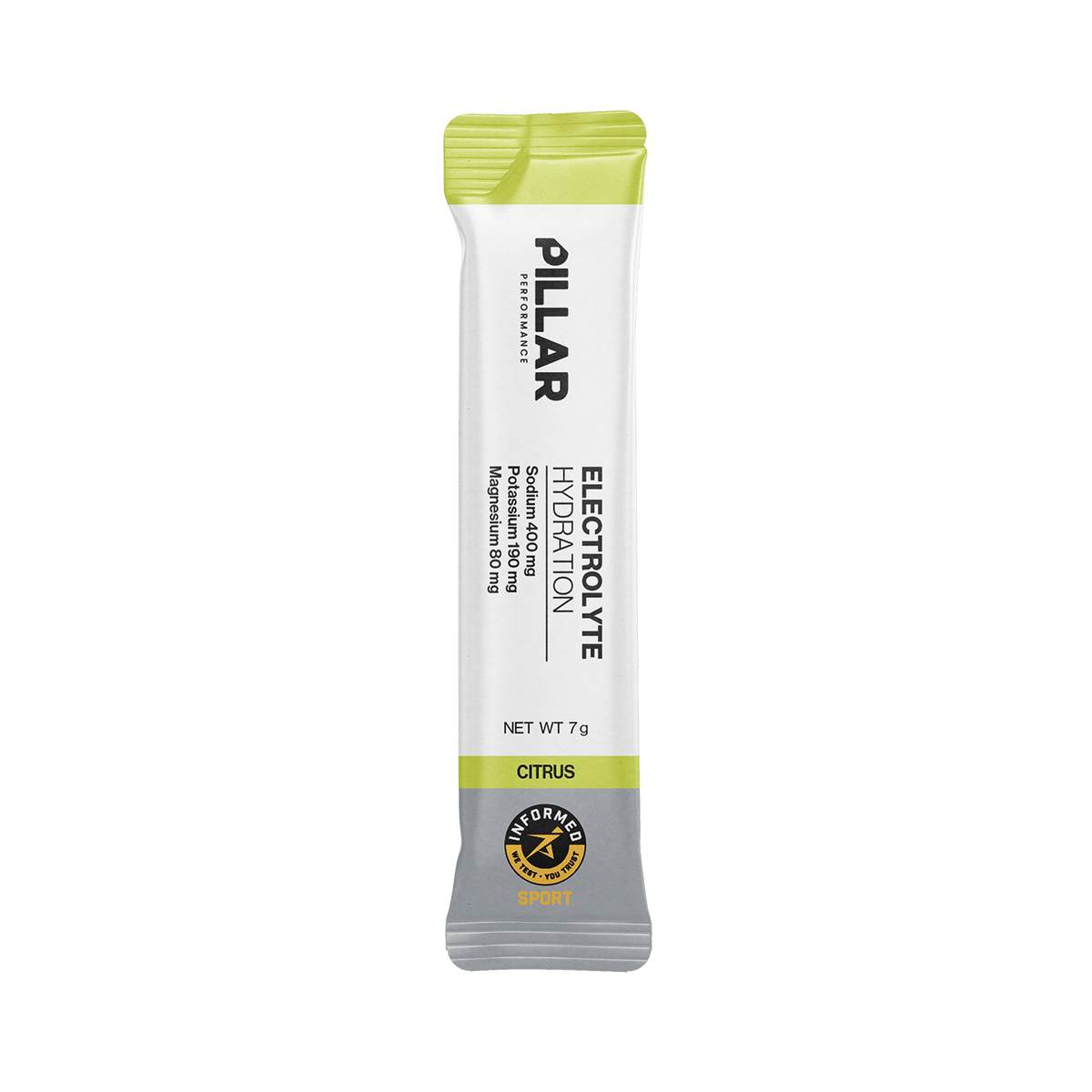 PILLAR Electrolyte Hydration Citrus - The Aid Station Running Supply