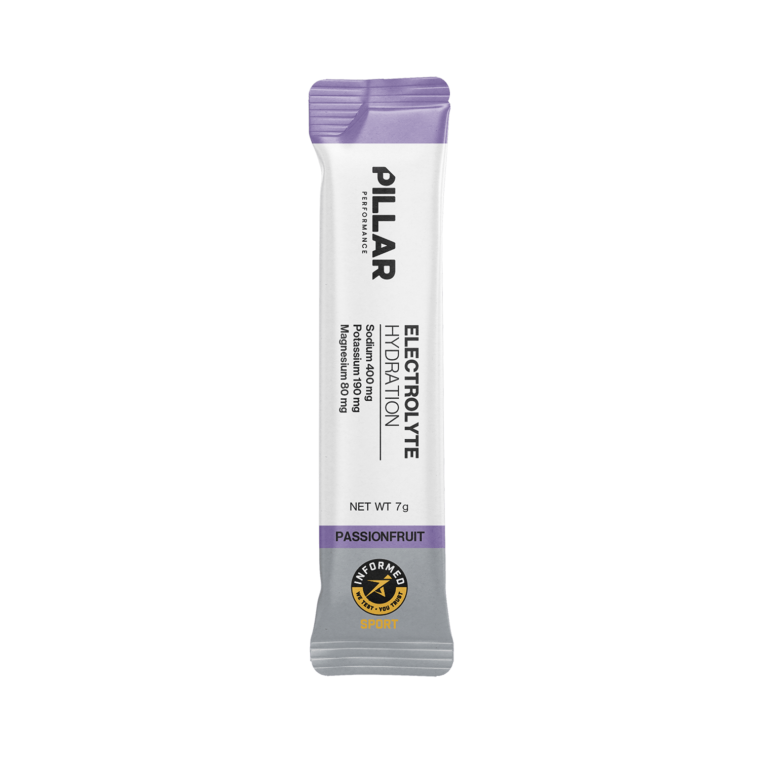PILLAR Electrolyte Hydration Passionfruit - The Aid Station Running Supply