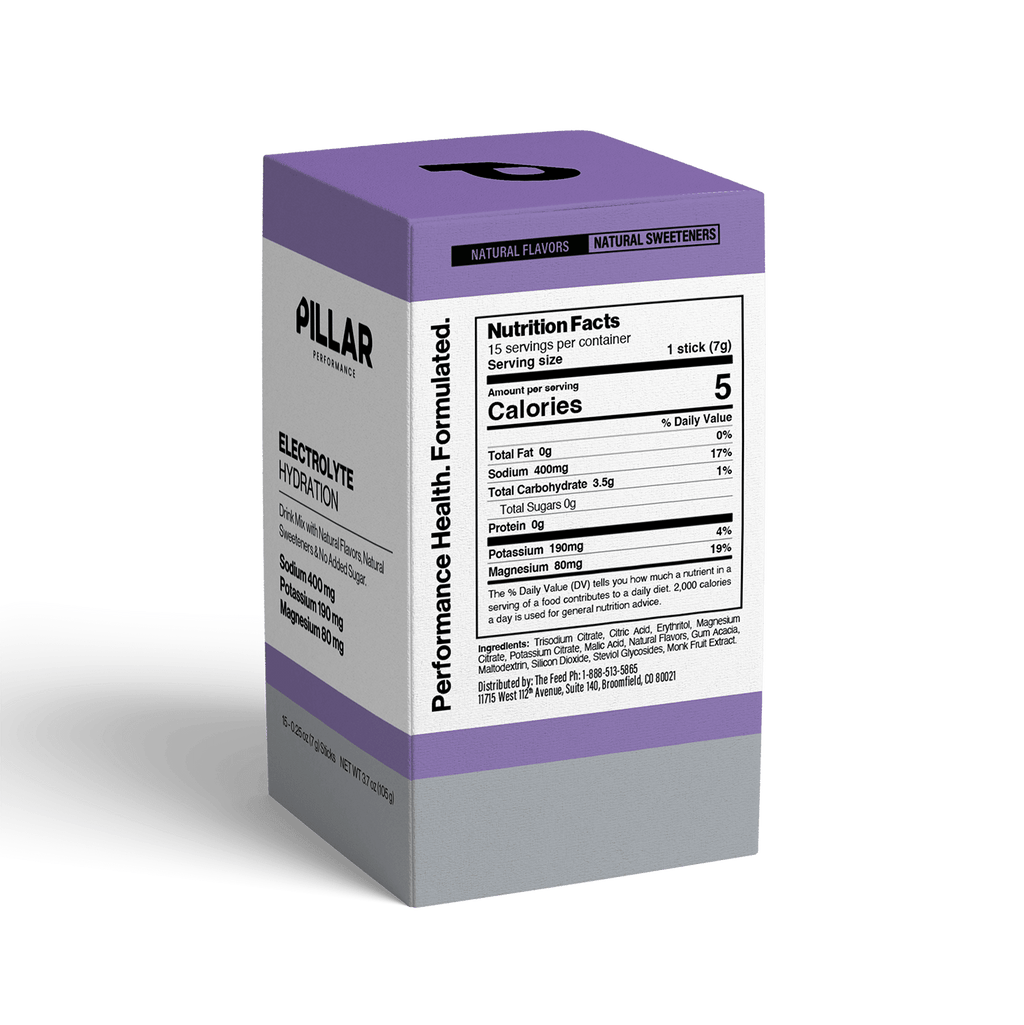 PILLAR Electrolyte Hydration Passionfruit - The Aid Station Running Supply