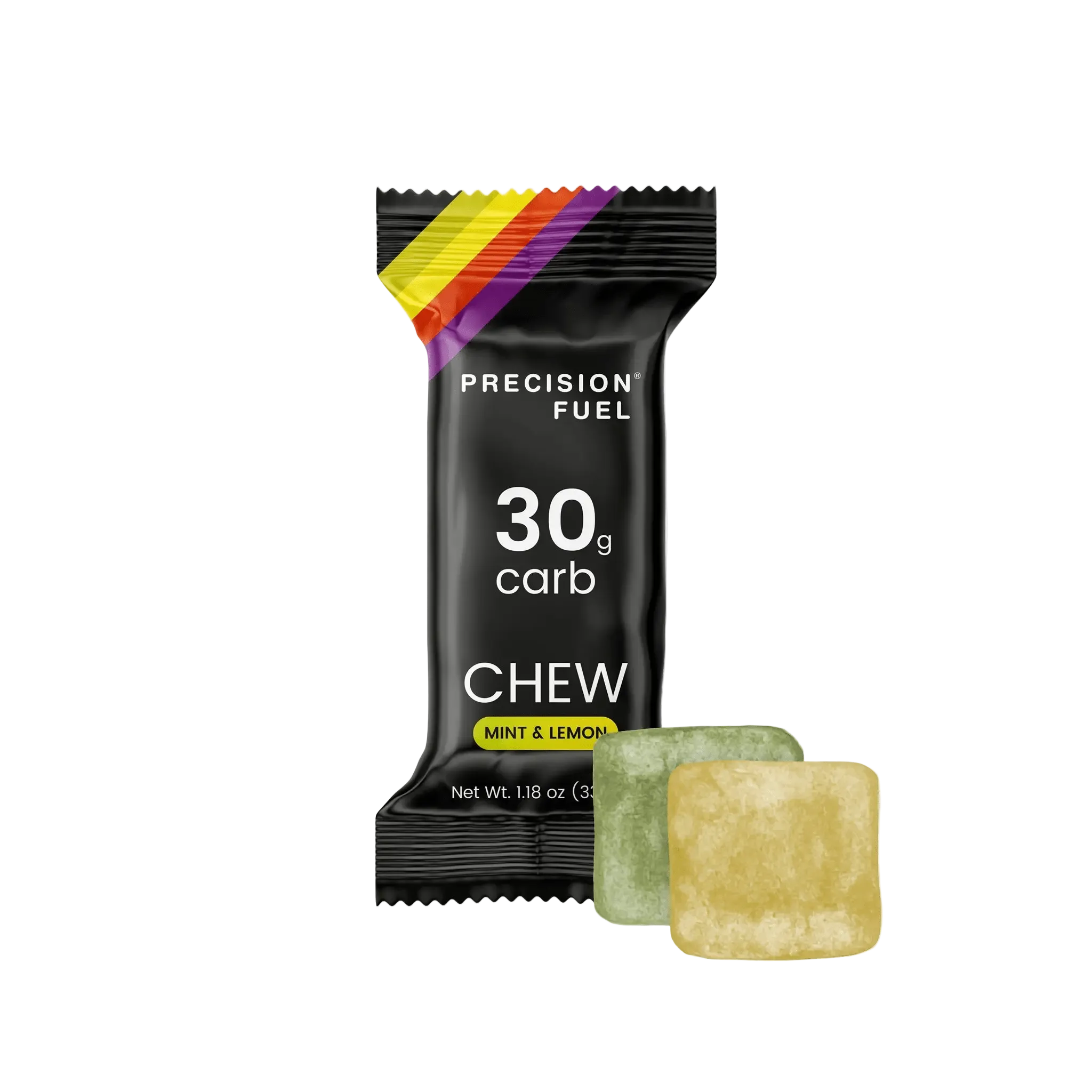 Precision PF 30 Chew Mint & Lemon - the aid station running supply