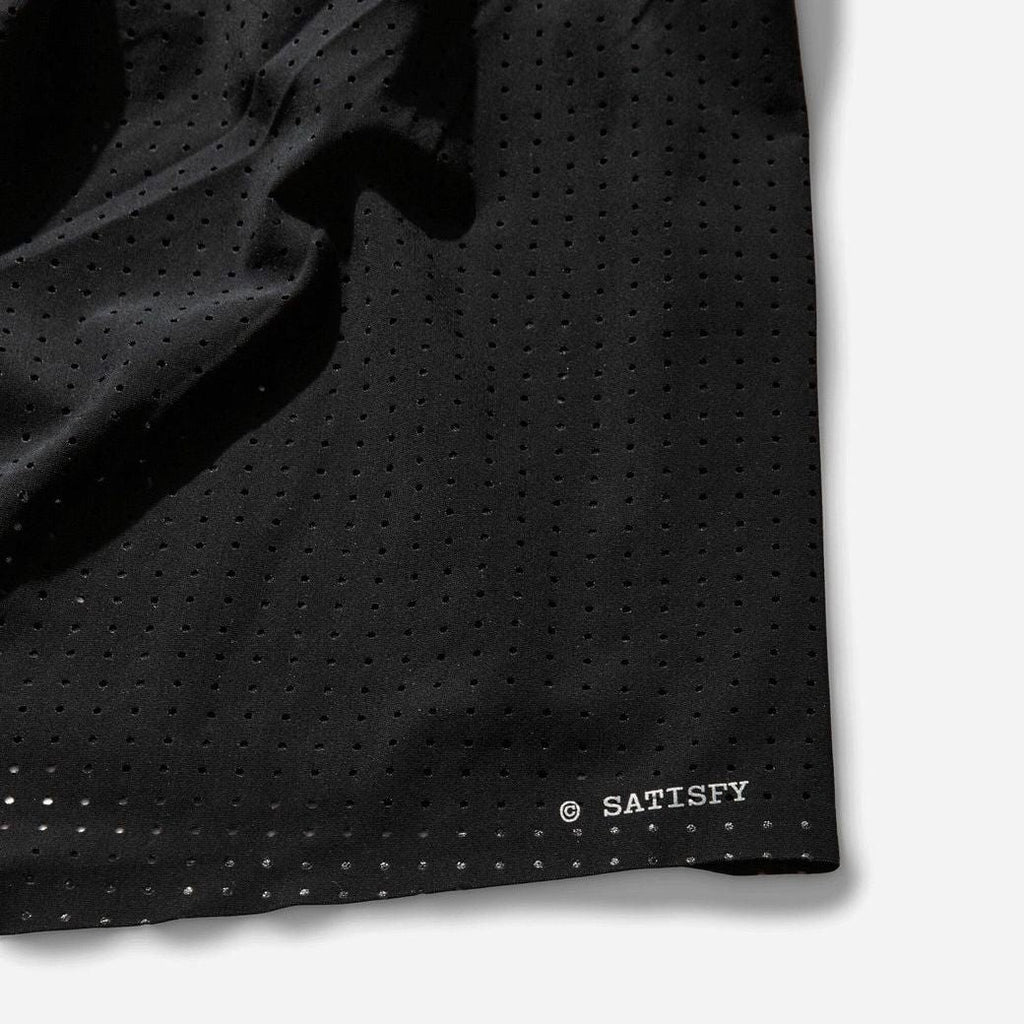 Satisfy Space - O 2.5 Short Women's Black - the aid station running supply