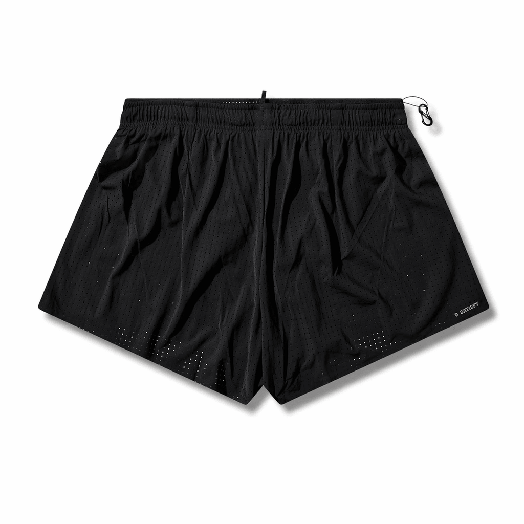 Satisfy Space - O 2.5 Short Women's Black - The aid station running supply