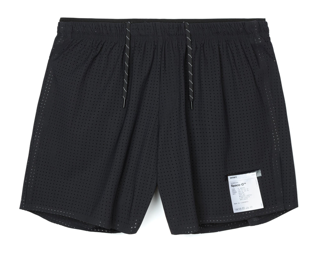 SATISFY Space-O 5" Short Black - The Aid Station Running Supply