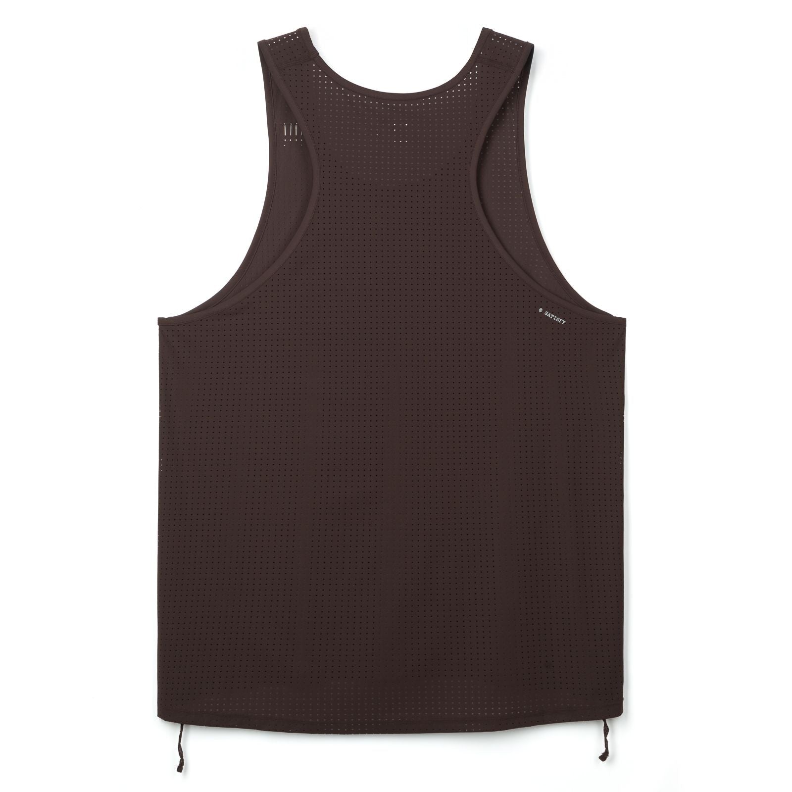 Satisfy Space - O Singlet Men's Deep Mahogany - the aid station running supply
